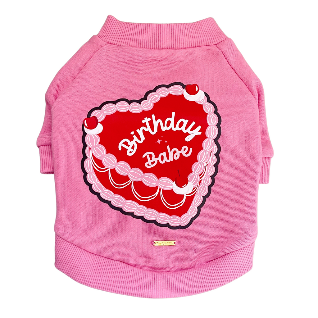 Pink Birthday Babe Crewneck