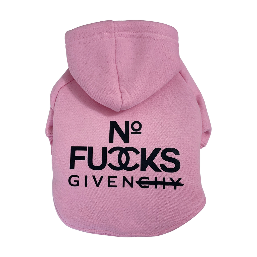 No F*cks Given Pink Hoodie