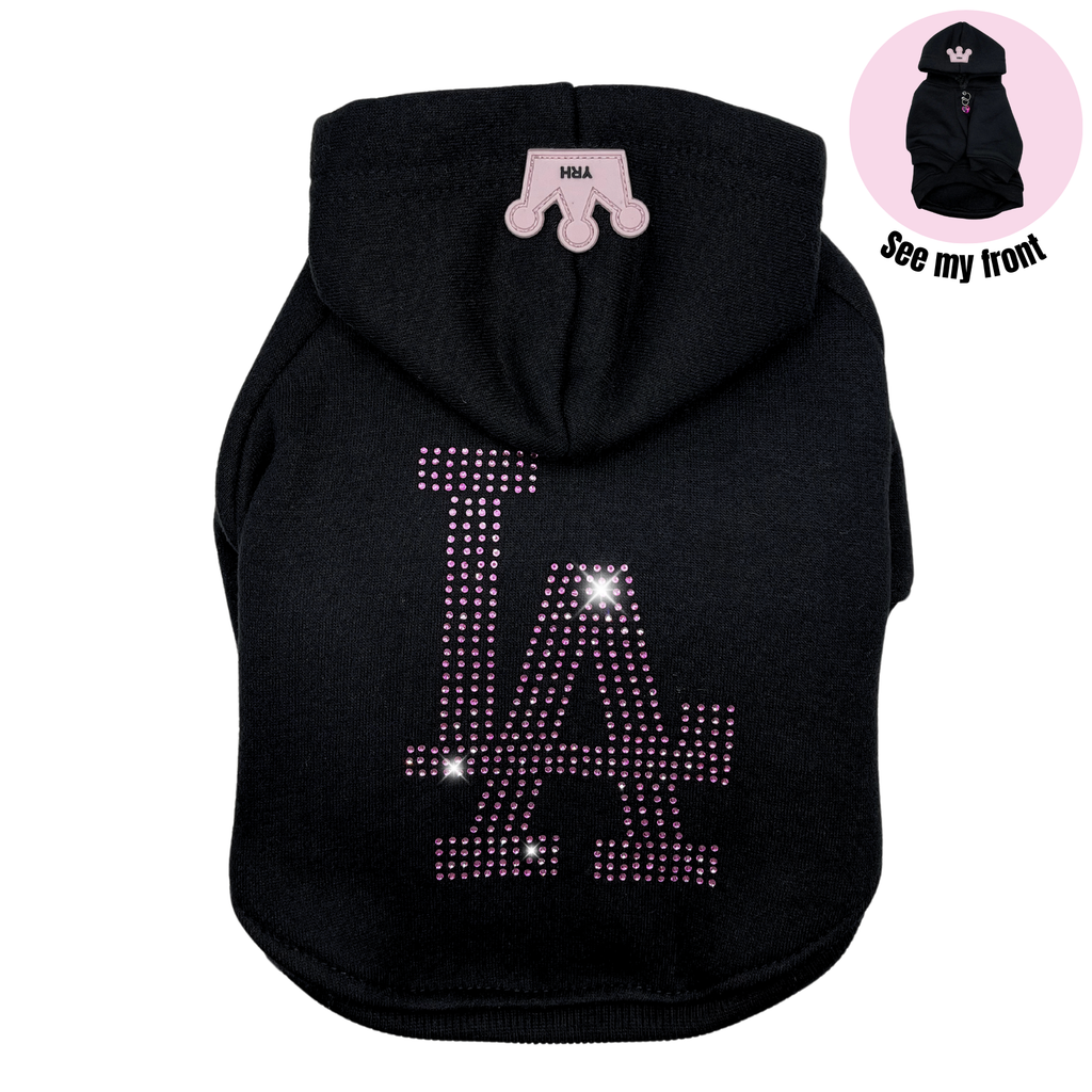 LA Royal Charm Black Hoodie