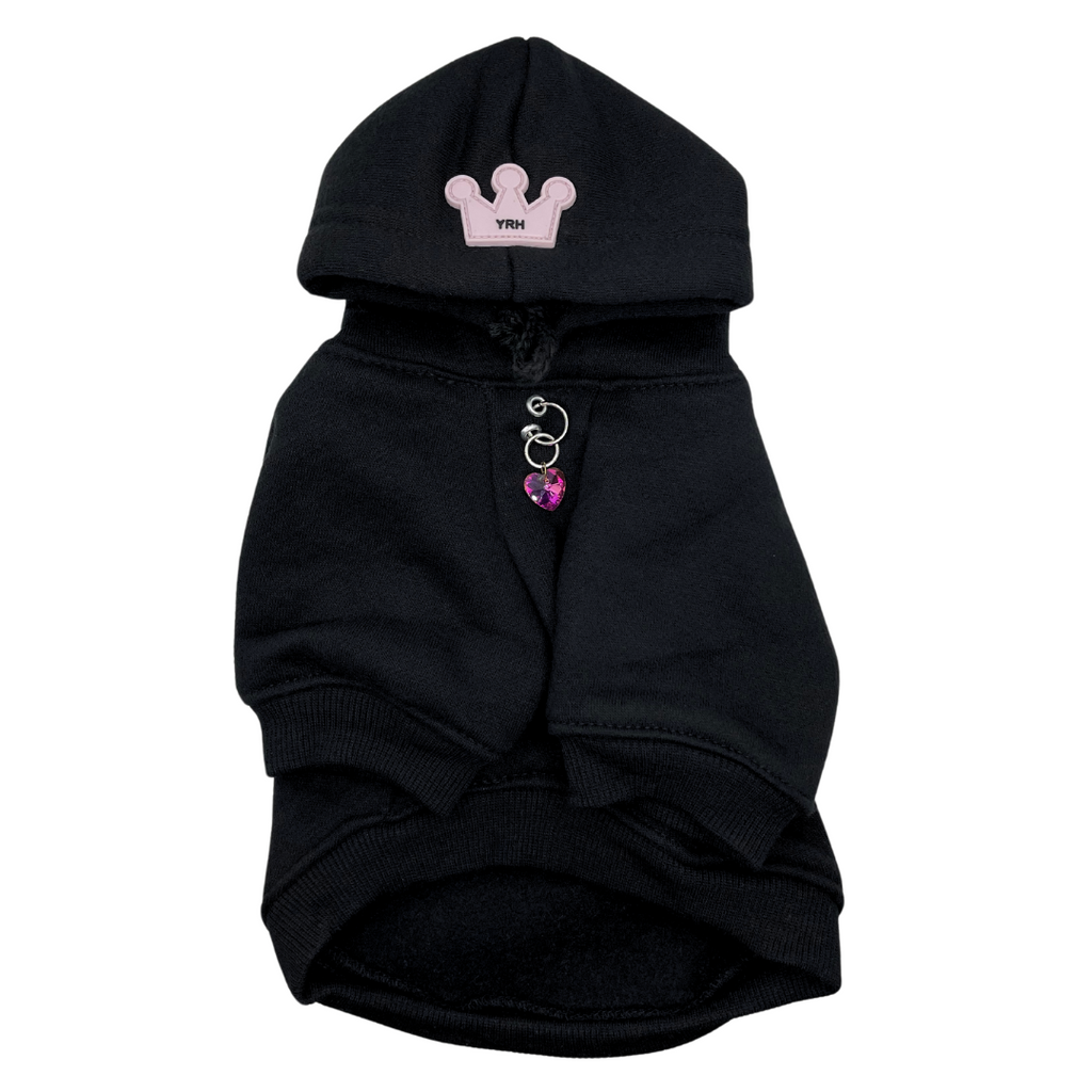 LA Royal Charm Black Hoodie