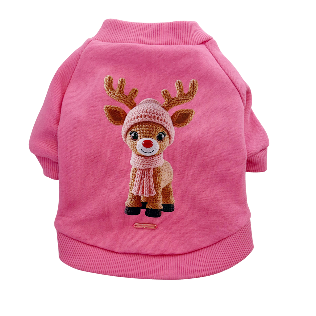 Pink Prancer Crewneck