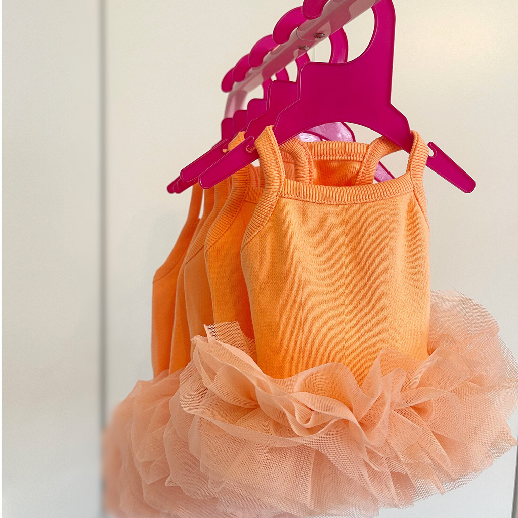 Orange Fluffy Tutu