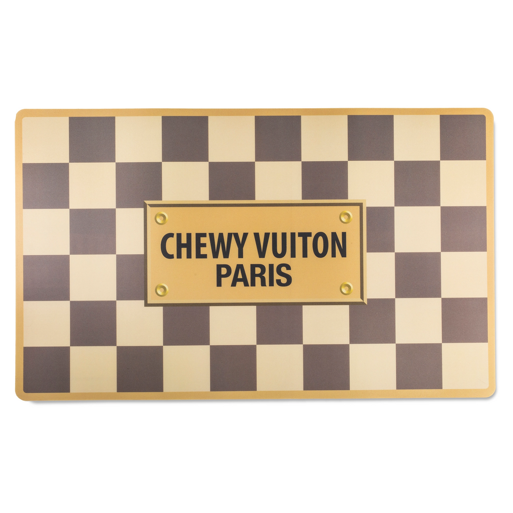 Checkered Chewy Vuiton Placemat