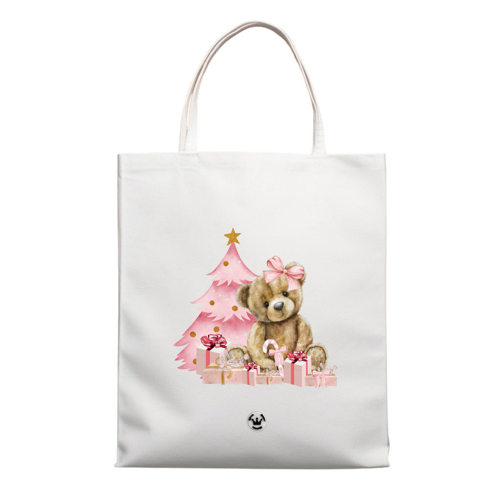✨Free With Purchase Over $40✨ Holiday Teddy Tote Bag