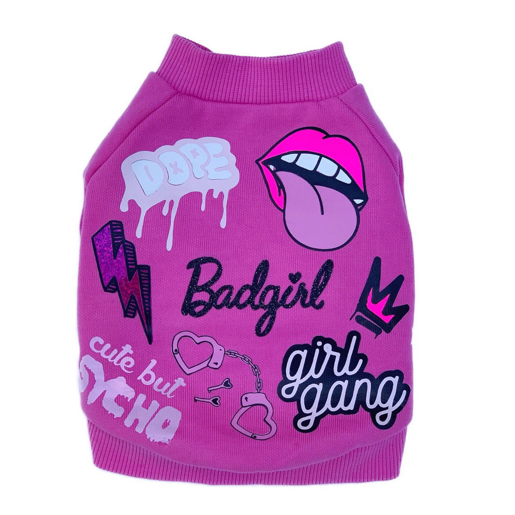 Bad Girl Patched Crewneck