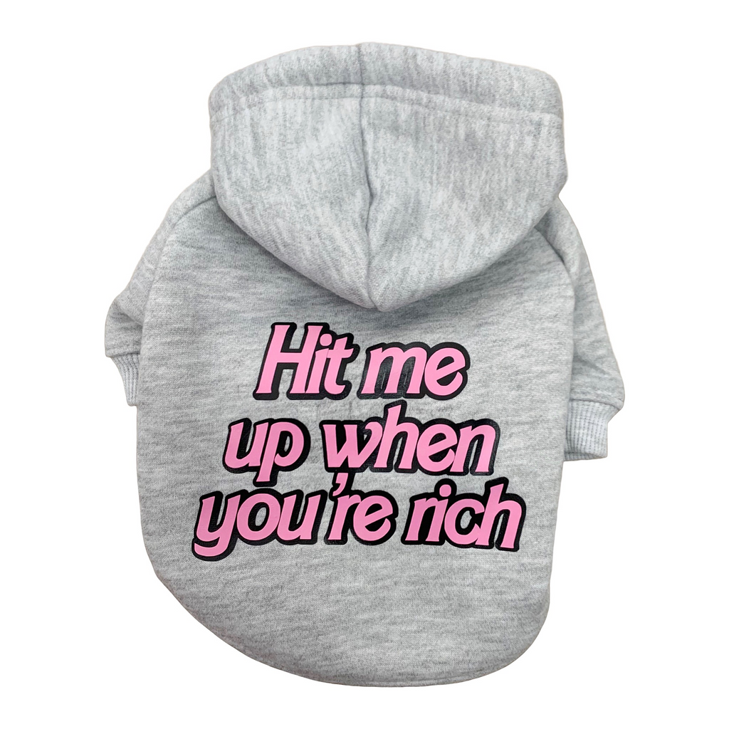Hit Me Up When You're Rich Hoodie