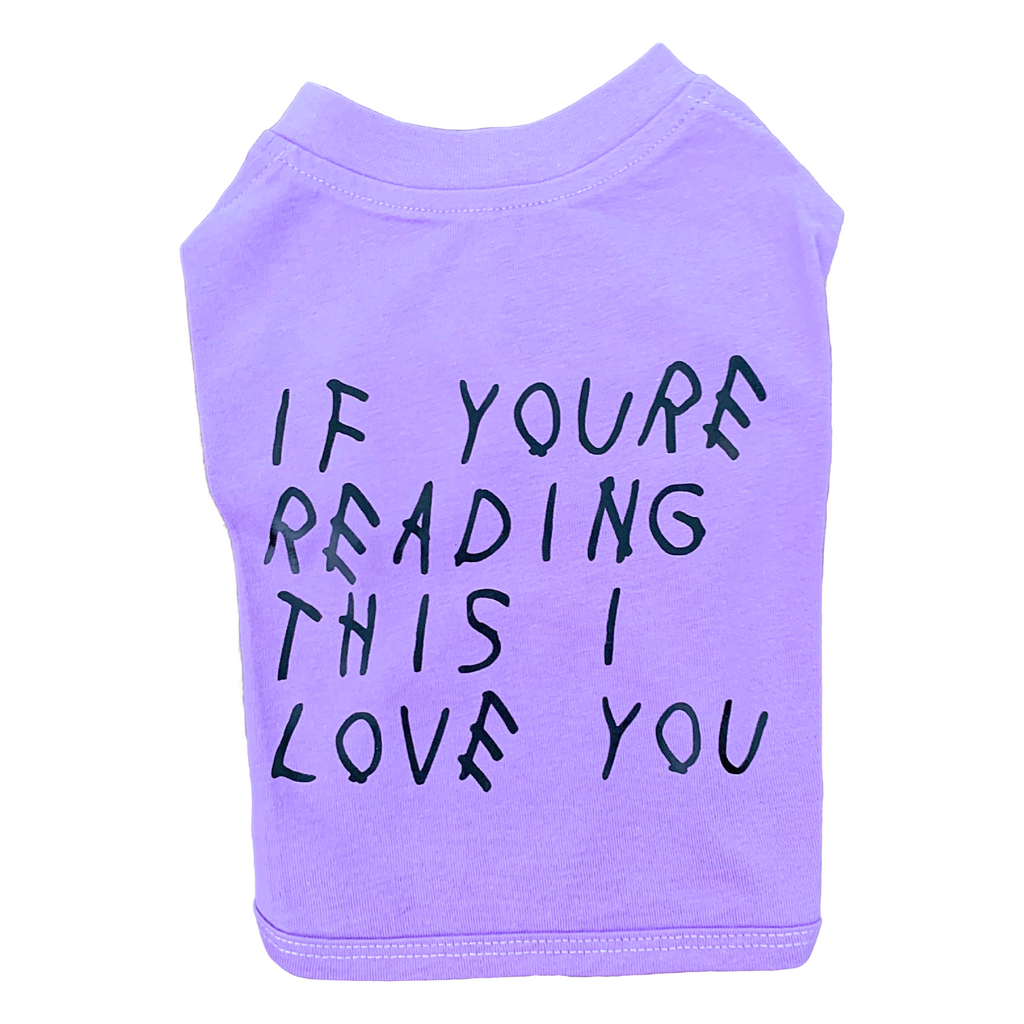 I Love You Purple T-Shirt